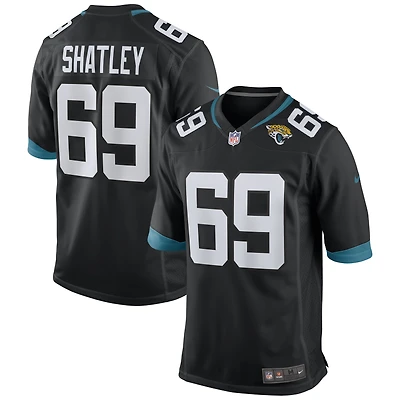 Men's Nike Tyler Shatley Black Jacksonville Jaguars Alternate Game Jersey