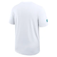Men's Nike White Jacksonville Jaguars Sideline UV Dri-Fit Coach Shirt