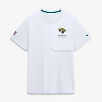 Men's Nike  White Jacksonville Jaguars Sideline UV Dri-FIT Coaches Shirt
