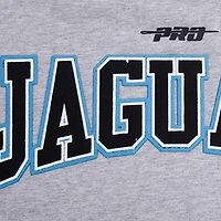 Men's Pro Standard Heather Gray Jacksonville Jaguars Crest Emblem Pullover Sweatshirt