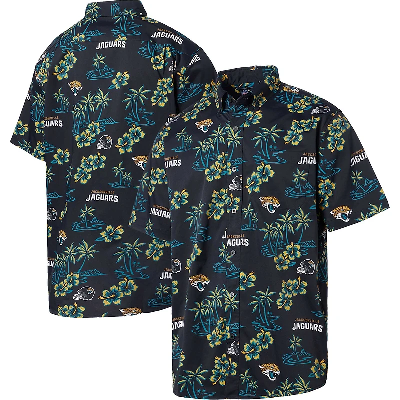 Chemise boutonnée pour homme Reyn Spooner noire Jacksonville Jaguars Kekai