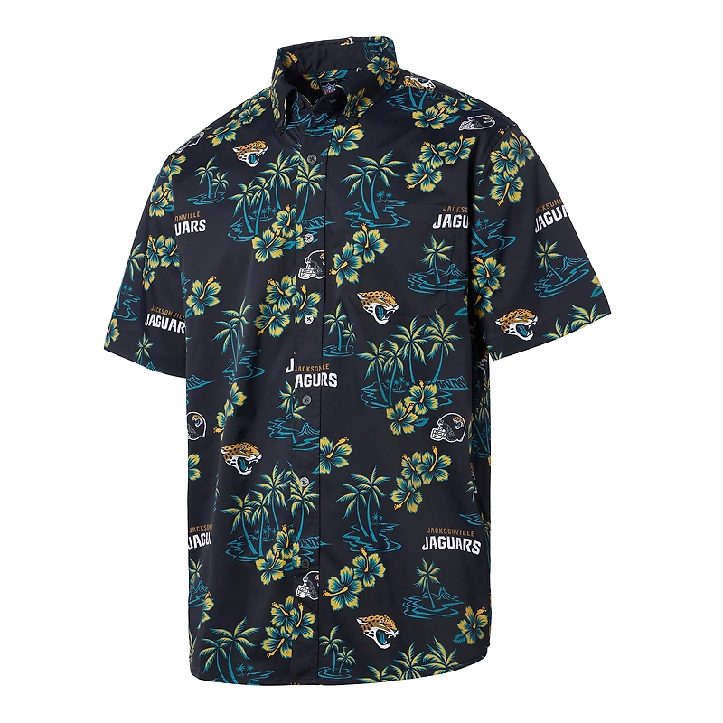 Chemise boutonnée pour homme Reyn Spooner noire Jacksonville Jaguars Kekai