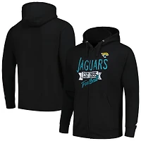 Sweat à capuche entièrement zippé Starter Black Jacksonville Jaguars Domestic Post Season pour hommes