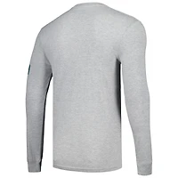 Men's Starter Heather Gray Jacksonville Jaguars Halftime Long Sleeve T-Shirt