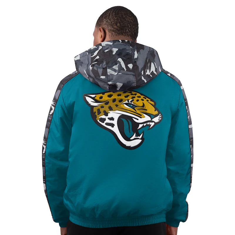 Veste zippée intégrale pour homme Starter Teal Jacksonville Jaguars Thursday Night Gridiron
