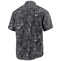 Men's Tommy Bahama Black Jacksonville Jaguars Tiki Luau Woven Button-Up Shirt