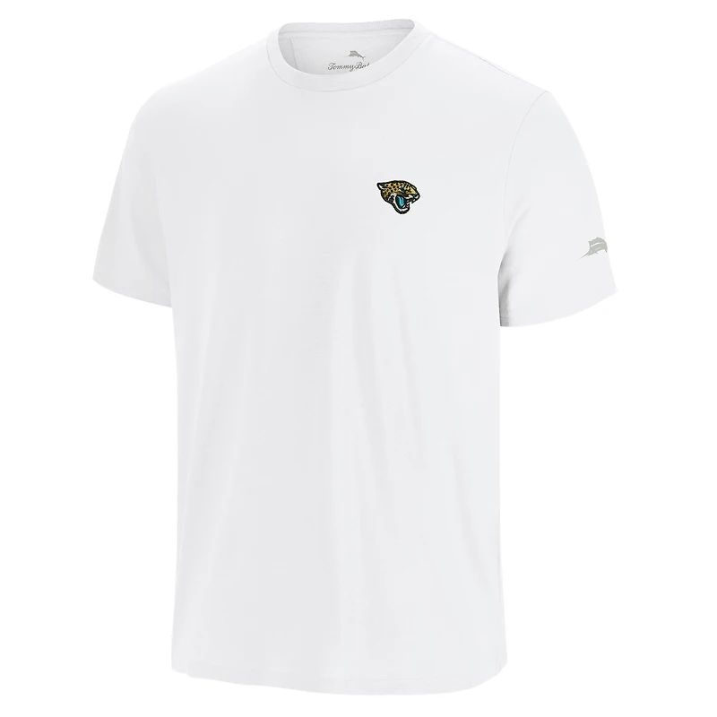 Men's Tommy Bahama White Jacksonville Jaguars Sport Torchdown Graphic T-Shirt