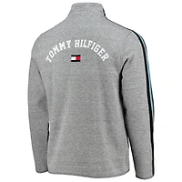 Men's Tommy Hilfiger Heathered Gray Jacksonville Jaguars Mario Quarter-Zip Jacket