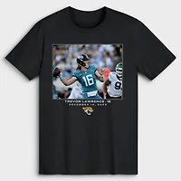 Men's Trevor Lawrence Black Jacksonville Jaguars NFL Flash Features Week 15 T-Shirt