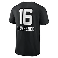 Men's Trevor Lawrence Black Jacksonville Jaguars Team Wordmark Name & Number T-Shirt