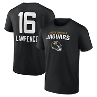 Men's Trevor Lawrence Black Jacksonville Jaguars Team Wordmark Name & Number T-Shirt