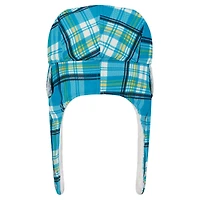 Casquette trappeur en sherpa à carreaux Jacksonville Jaguars bleu sarcelle New Era