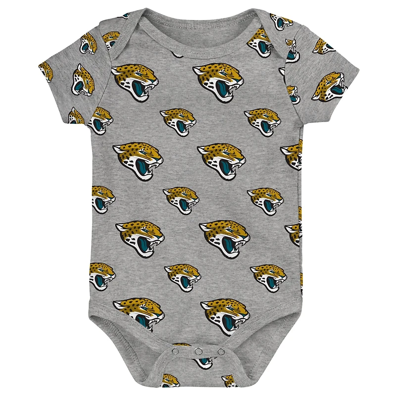 Ensemble de 3 bodys Starter pour nouveau-nés et nourrissons des Jacksonville Jaguars Team