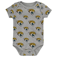 Ensemble de 3 bodys Starter pour nouveau-nés et nourrissons des Jacksonville Jaguars Team