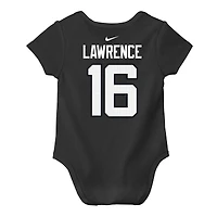 Newborn & Infant Nike Trevor Lawrence Charcoal Jacksonville Jaguars Player Name Number Bodysuit