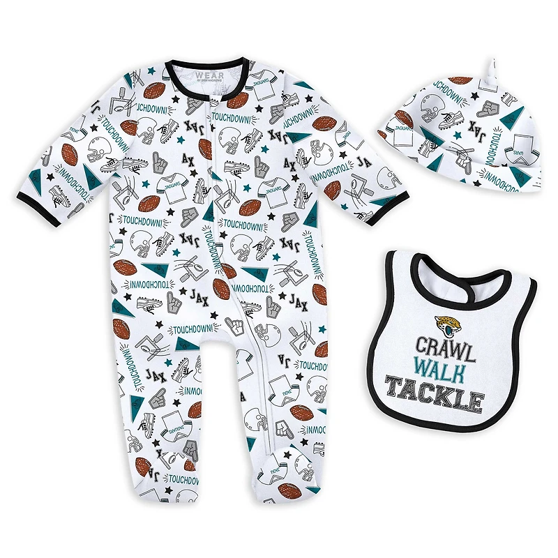 Ensemble de sommeil et jeu pour nouveau-nés nourrissons par Erin Andrews Jacksonville Jaguars