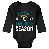 Newborn & Infant WEAR by Erin Andrews Jacksonville Jaguars Three-Piece Turn Me Around Bodysuits Pant Set