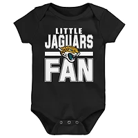 Newborn Outerstuff Jacksonville Jaguars Little Tike 3-Piece Bodysuit Set