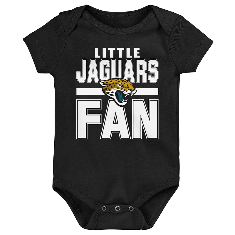 Ensemble 3 pièces pour nouveau-né Outerstuff Jacksonville Jaguars Little Tike