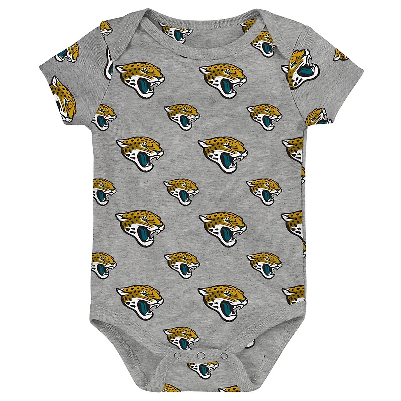 Ensemble 3 pièces pour nouveau-né Outerstuff Jacksonville Jaguars Little Tike