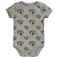 Ensemble 3 pièces pour nouveau-né Outerstuff Jacksonville Jaguars Little Tike