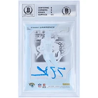 Panini America Trevor Lawrence Jacksonville Jaguars Autographed 2021 Panini Chronicles Playoff Momentum #PMR-1 Beckett Fanatics Witnessed Authenticated 9/9 Rookie Card - Centering 9 Corners 9 Edges 9 Surface 8.5