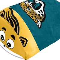 Coussin empilable en peluche représentant la mascotte des Jaguars de Jacksonville, Pegasus
