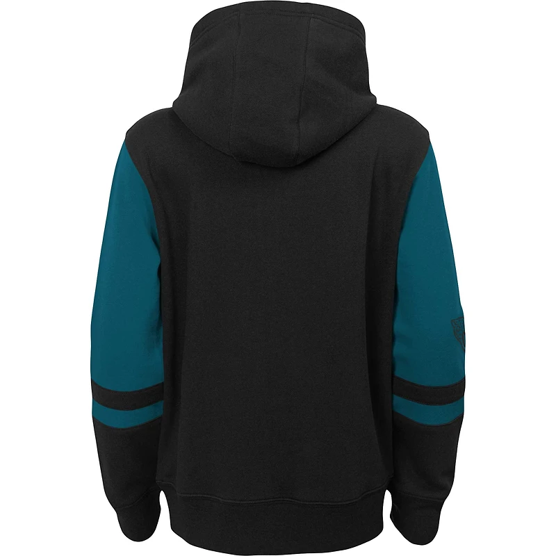 Preschool Black Jacksonville Jaguars Stadium Color Block Full-Zip Hoodie