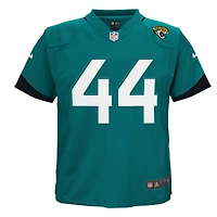 Maillot de match des Jacksonville Jaguars Nike Travon Walker pour enfants d'âge préscolaire, bleu sarcelle