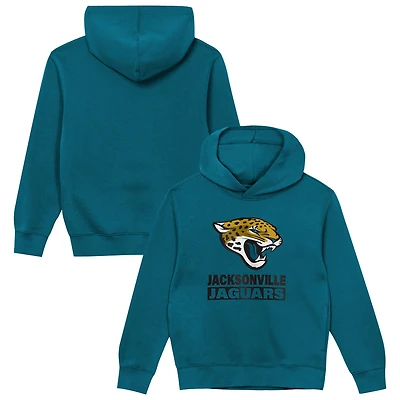 Sweat à capuche Preschool Outerstuff Teal Jacksonville Jaguars Back to Basics