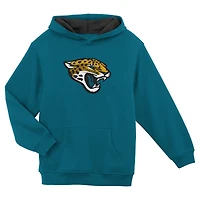 Sweat à capuche Prime Jacksonville Jaguars bleu sarcelle pour enfants d'âge préscolaire Outerstuff