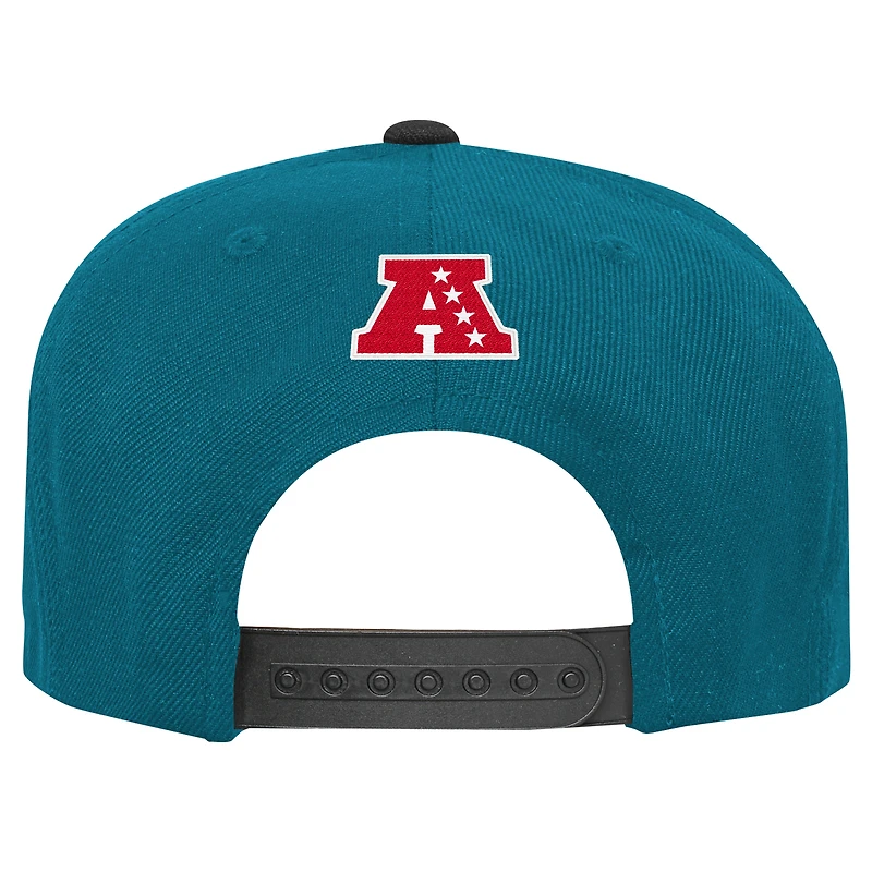Casquette Snapback Jacksonville Jaguars Lock Up bleu sarcelle/noir préscolaire