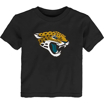 T-shirt noir avec logo principal Jacksonville Jaguars pour tout-petit