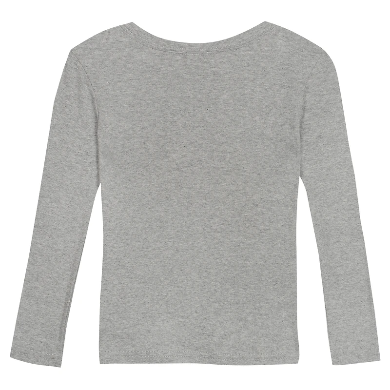 Ensemble de nuit pour tout-petit avec t-shirt à manches longues et pantalon gris chiné des Jaguars Jacksonville