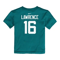 Toddler Nike Trevor Lawrence Teal Jacksonville Jaguars Player Name & Number T-Shirt