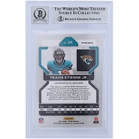 Travis Etienne Jacksonville Jaguars Autographed 2021 Panini Prizm Silver #344 Beckett Fanatics Witnessed Authenticated 9/10 Rookie Card