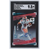 Travis Etienne Jr Jacksonville Jaguars Autographed 2021 Panini Prestige Red Xtra Points #208 SGC Authenticated 9.5 Rookie Card