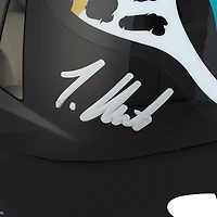 Casque Riddell Speed ​​authentique autographié par Travis Hunter et Trevor Lawrence des Jaguars de Jacksonville