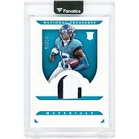 Travis Hunter Jacksonville Jaguars 2025 Panini National Treasures Dual-Color Relic #CM-THR #14/25 Rookie Card