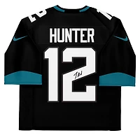 Travis Hunter Jacksonville Jaguars Autographed Black Nike Game Jersey  