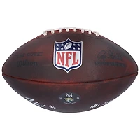 Travis Hunter Jacksonville Jaguars Autographed Game-Used Football vs. Carolina Panthers on September 7, 2025 with "NFL Debut" Inscription - #244