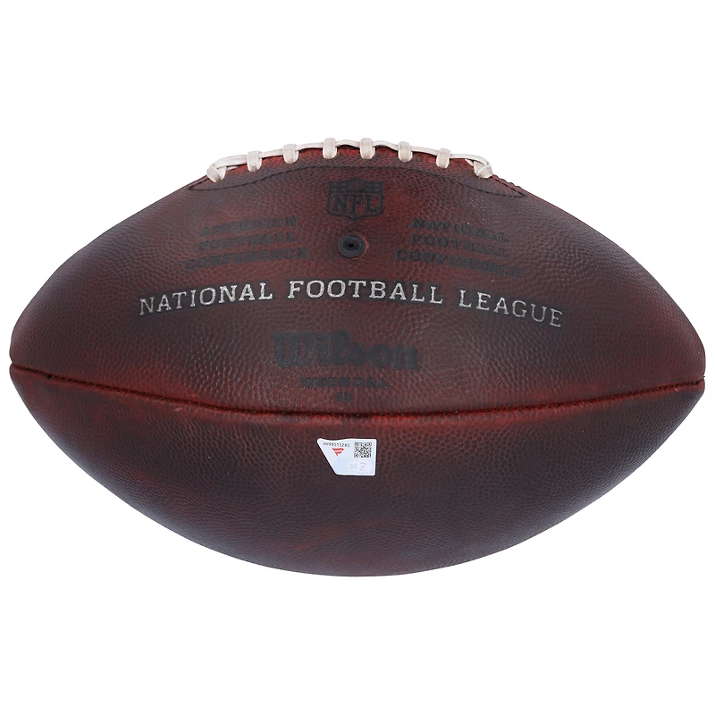 Travis Hunter Jacksonville Jaguars Autographed Game-Used Football vs. Carolina Panthers on September 7, 2025 with "NFL Debut" Inscription - #244