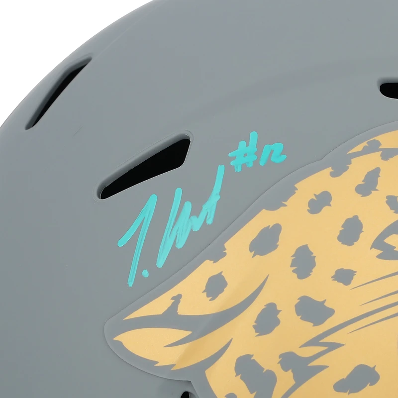 Travis Hunter Jacksonville Jaguars Autographed Riddell Slate Speed Replica Helmet  