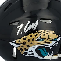 Travis Hunter Jacksonville Jaguars Autographed Riddell Speed Mini Helmet