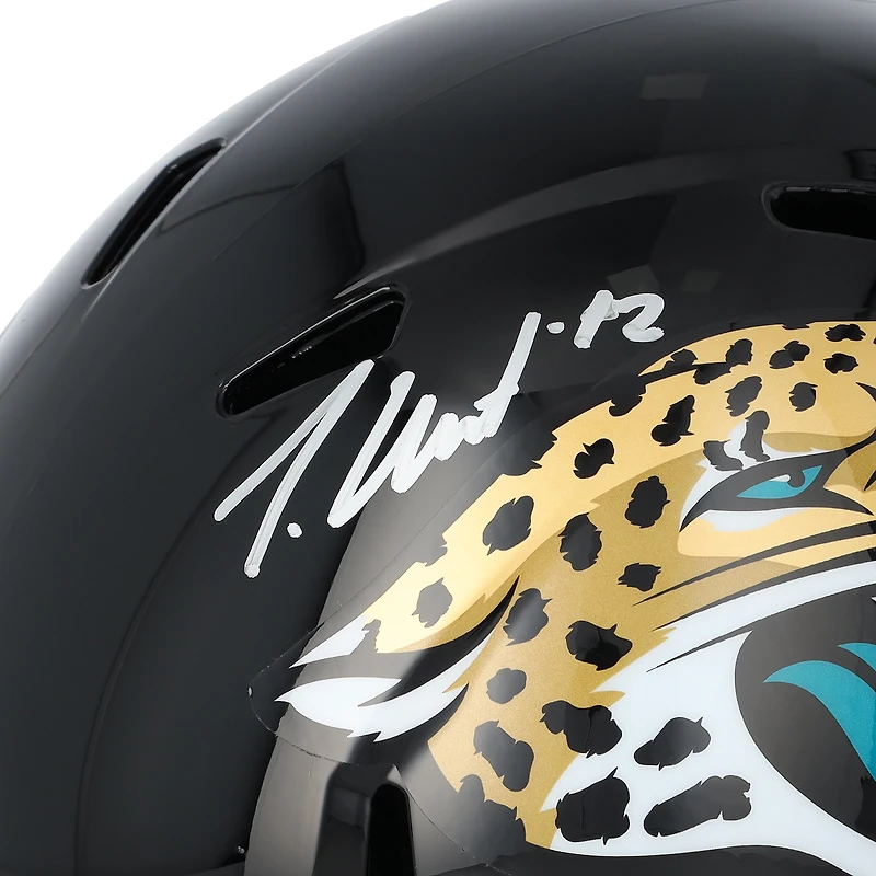 Travis Hunter Jacksonville Jaguars Autographed Riddell Speed Replica Helmet