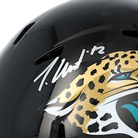 Travis Hunter Jacksonville Jaguars Autographed Riddell Speed Replica Helmet