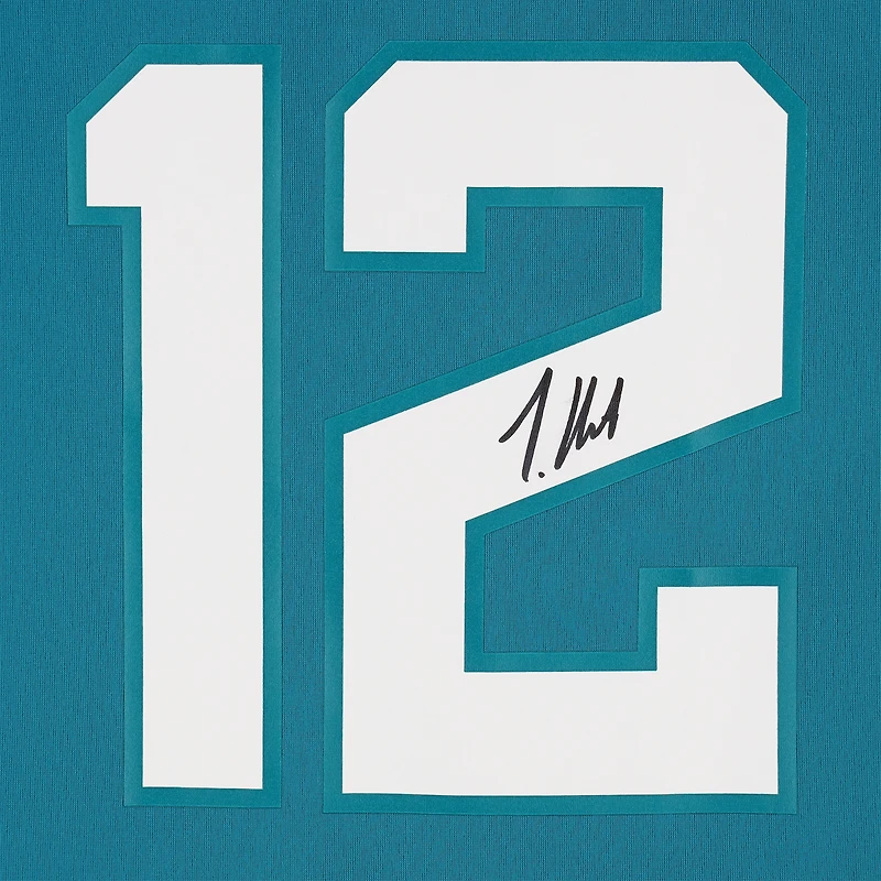 Travis Hunter Jacksonville Jaguars Autographed Teal Nike Game Jersey
