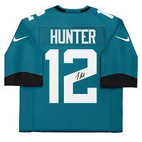 Travis Hunter Jacksonville Jaguars Autographed Teal Nike Game Jersey  