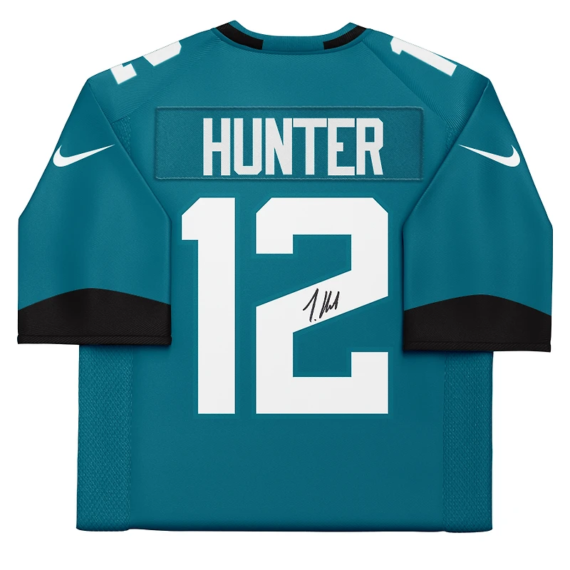 Travis Hunter Jacksonville Jaguars Autographed Teal Nike Game Jersey