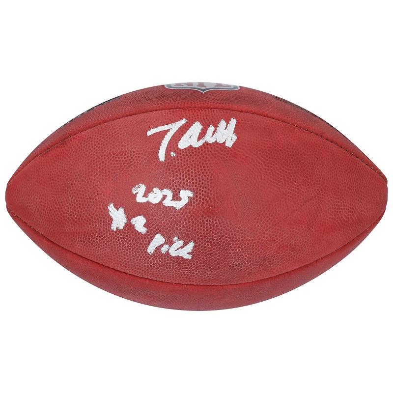 Travis Hunter Jacksonville Jaguars Autographed Wilson Duke Full Color Football with "2025 #2 Pick" Inscription